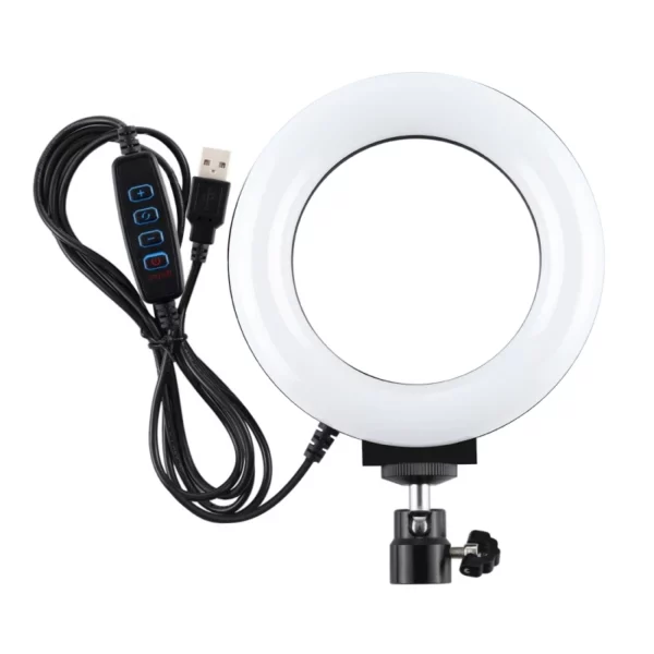 12cm LED Ring Light 3 Modes USB Dimmable Selfie Beauty – Image 4