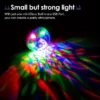 Mini lampes disco USB avec 3 adaptateurs pour fêtes