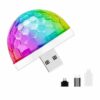 Mini lampes disco USB avec 3 adaptateurs pour fêtes – Image 2