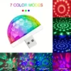 Mini lampes disco USB avec 3 adaptateurs pour fêtes – Image 9