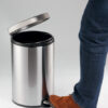 Poubelle a pédale 3l inox
