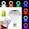 Lampe music Haut parleur LED- E27 – 220 V – RGB – USB
