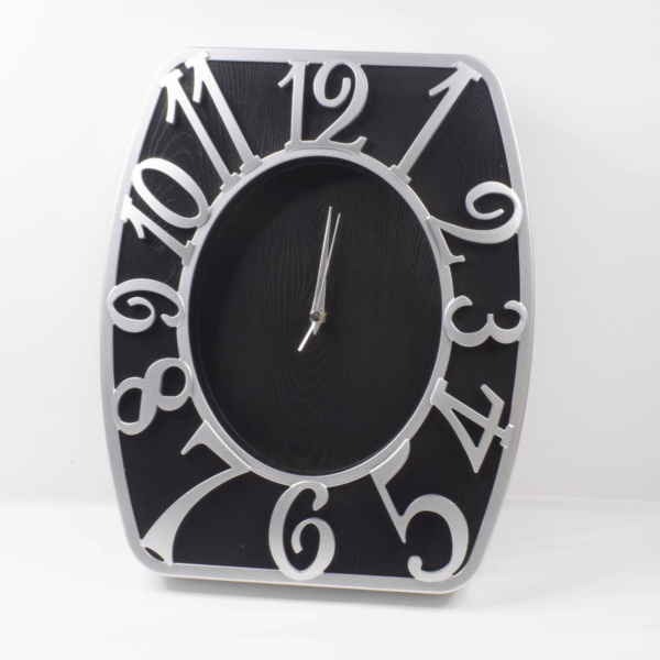 Horloge murale classique Noir