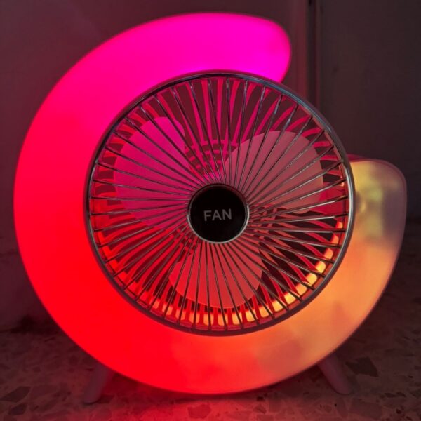 Ventilateur de Bureau FAN Bleu – Image 5