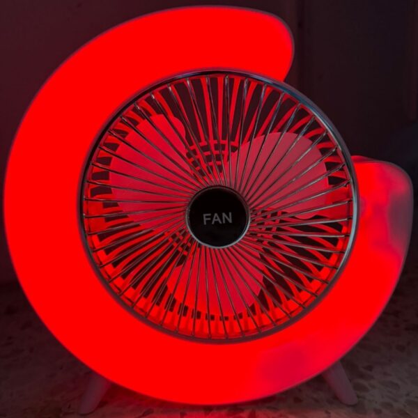 Ventilateur de Bureau FAN Bleu – Image 6