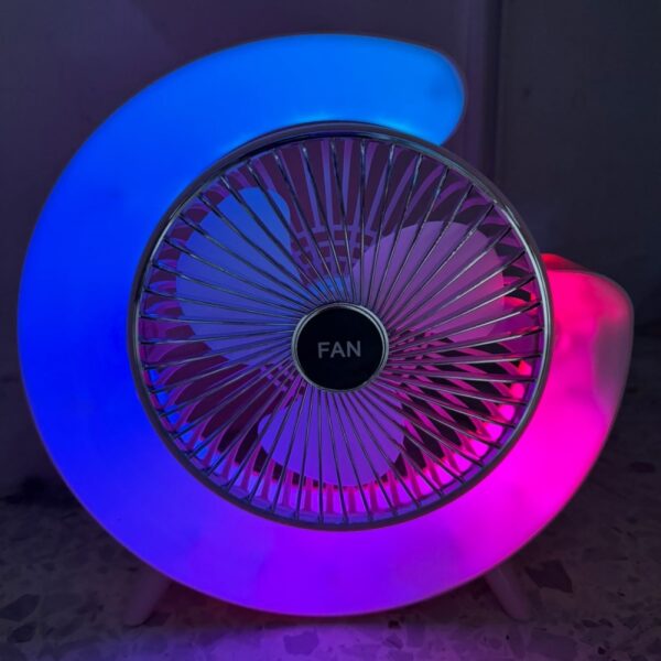 Ventilateur de Bureau FAN Bleu – Image 8