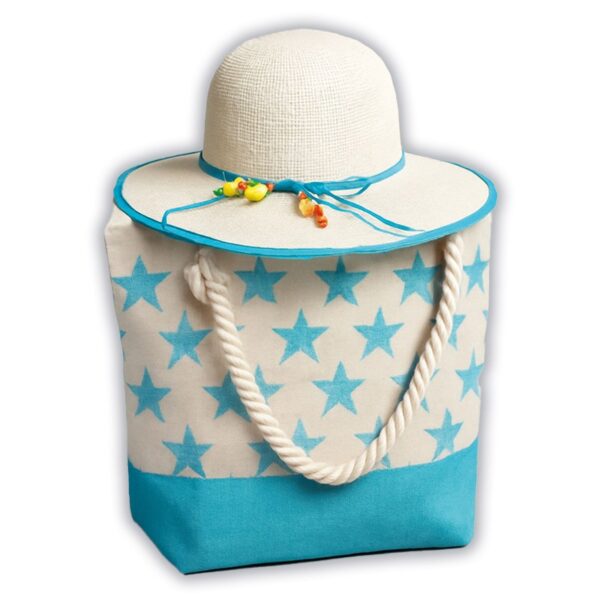 Sac de Plage avec Chapeau Motif 1