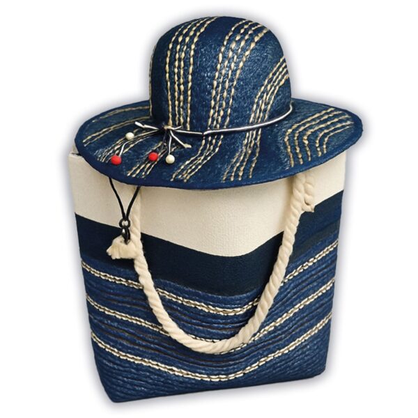 Sac de Plage avec Chapeau Motif 3