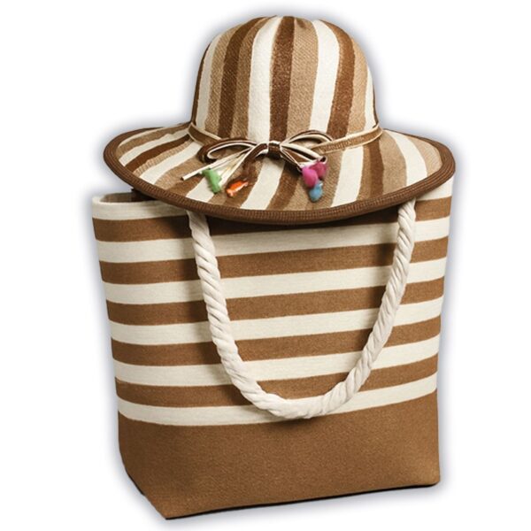 Sac de Plage avec Chapeau Motif 2