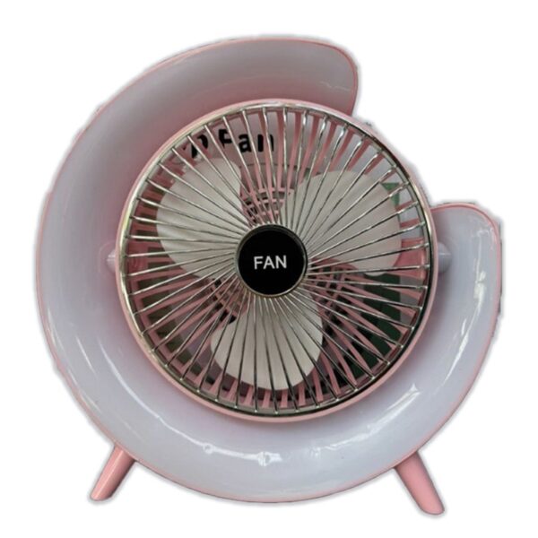 Ventilateur de Bureau Rose Élégance