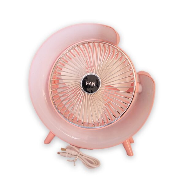 Ventilateur de Bureau Rose Élégance