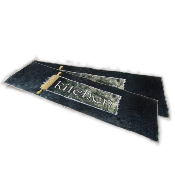 Set de 2 Tapis Cuisine Motif 1