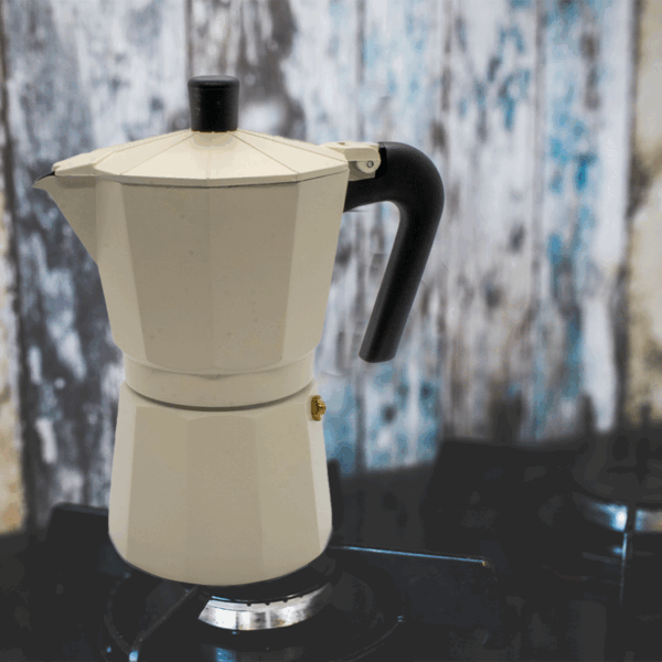Cafetière Italienne Moka Crème – Image 3