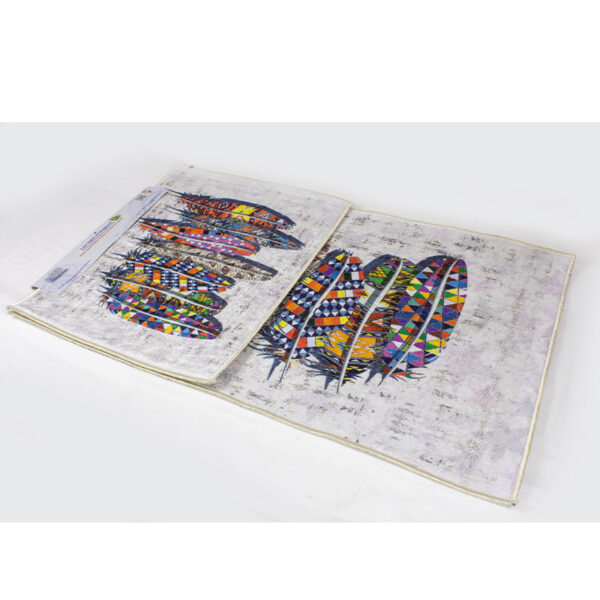 Set de 2 Tapis Salle de Bain Motif 2