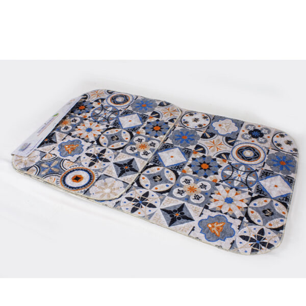 Set de 2 Tapis Salle de Bain Motif 3
