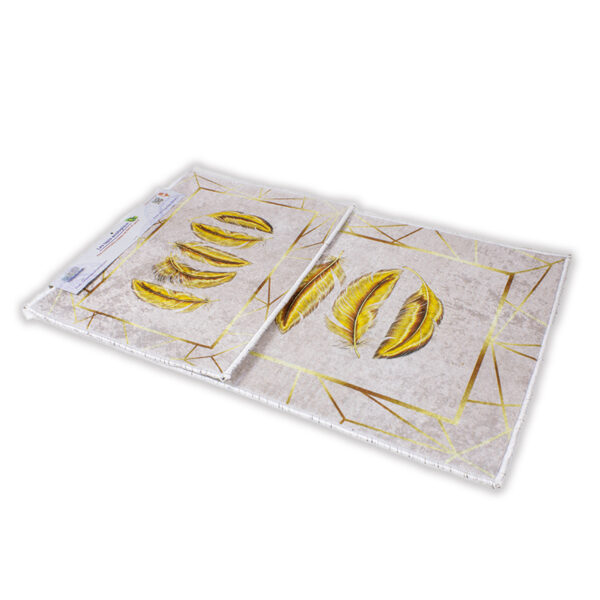 Set de 2 Tapis Salle de Bain Motif 8