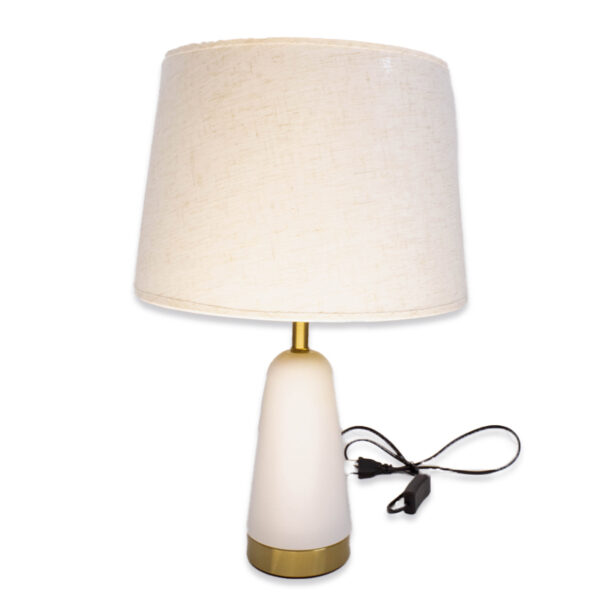 Lampe de Table Moderne Blanc