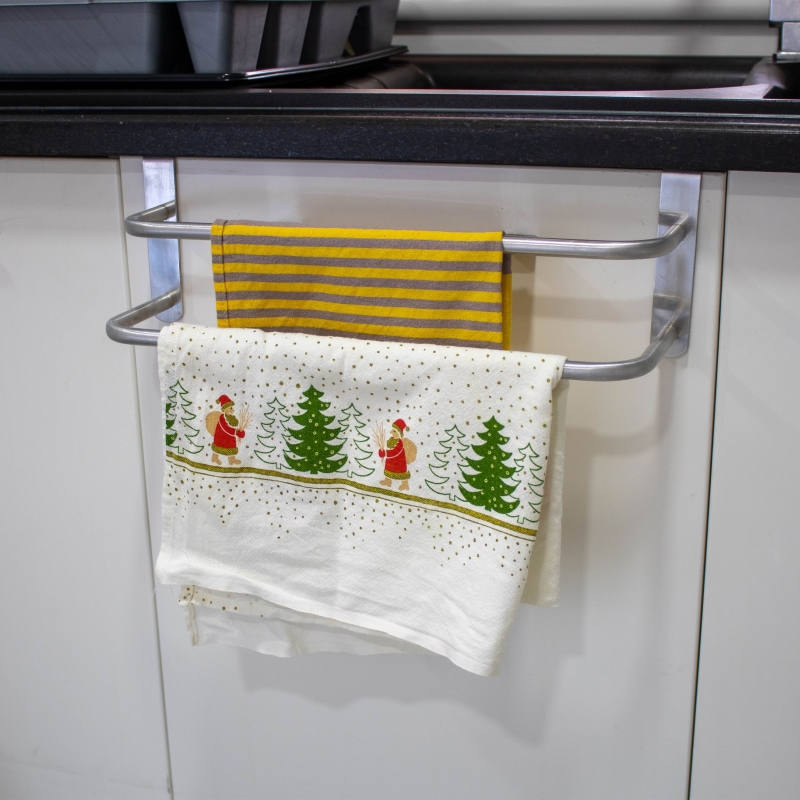 Porte-Serviettes Accrochable à Deux Barres (PS2a) – Image 2