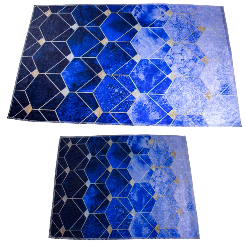 Set de 2 Tapis Salle de Bain Motif 10
