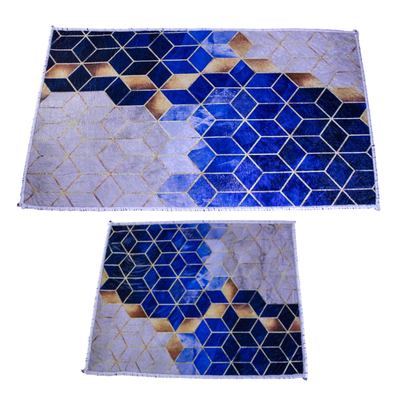 Set de 2 Tapis Salle de Bain Motif 18