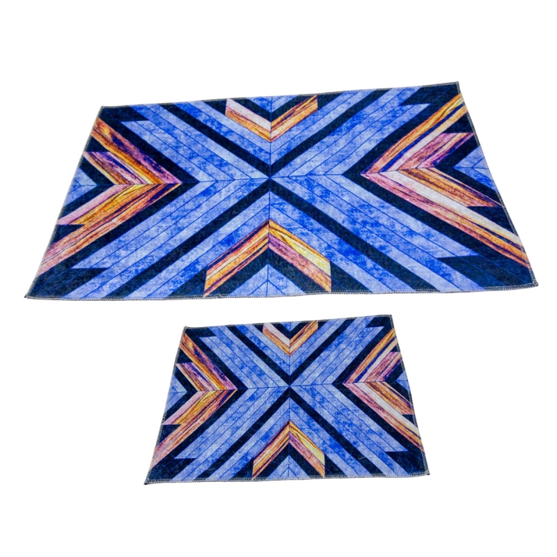 Set de 2 Tapis Salle de Bain Motif 21