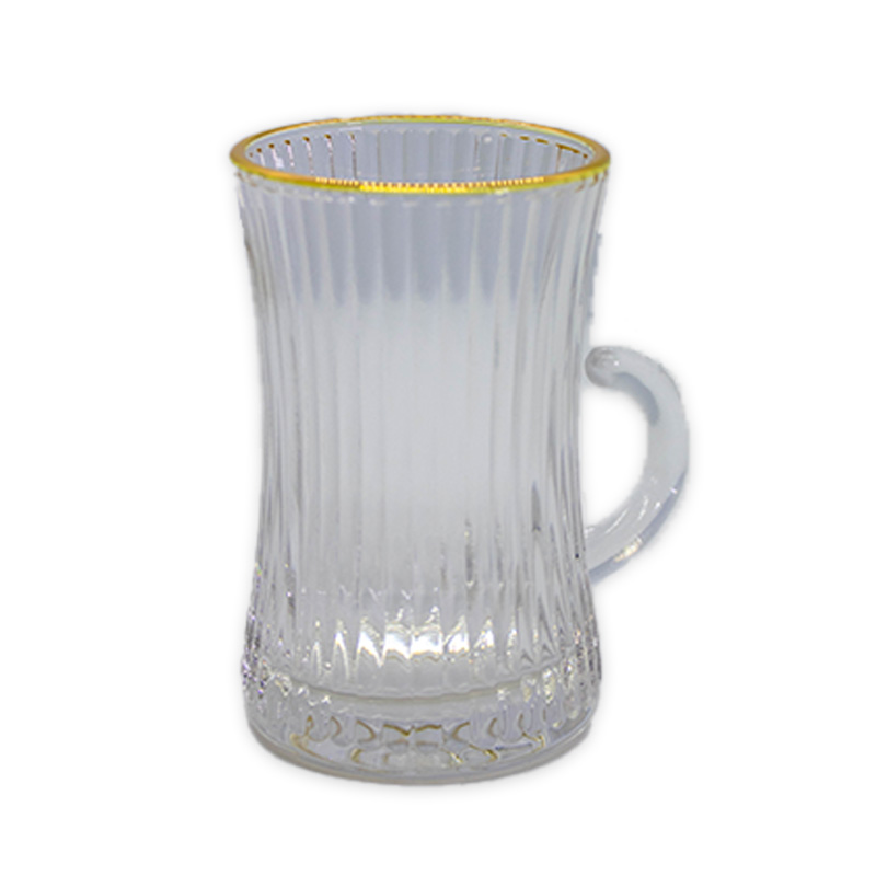 Pack de 6 Tasses de Thé Motif Doré – Image 2