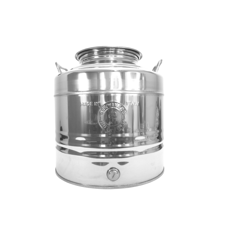 Citerne d’Huile Belvivere en Inox 18/10 de 30 Litres