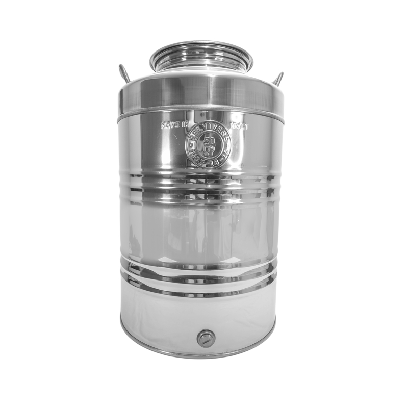 Citerne d’Huile Belvivere en Inox 18/10 de 50 Litres